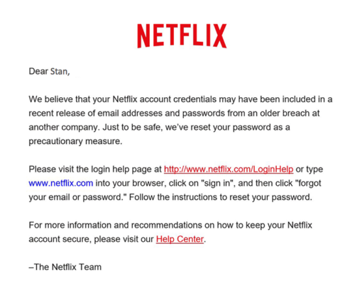 When You Know Your Accounts Are At Risk - The Netflix Way - image Netflix_June_16_warning-e1483426457575 on https://www.vericlouds.com