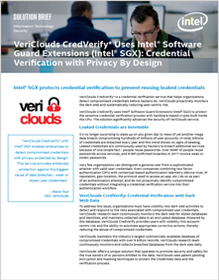 Resources - image Intel-SGX-Vericlouds-Solution-Brief on https://www.vericlouds.com