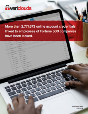 Analysis of online account credentials linked to employees of Fortune 500 companies - image Leaked-Credentials-Report-Fortune-500-e1517270901146 on https://www.vericlouds.com