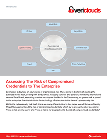 Assessing The Risk of Compromised Credentials to The Enterprise - image risk-compromised-creds-whitepaper on https://www.vericlouds.com